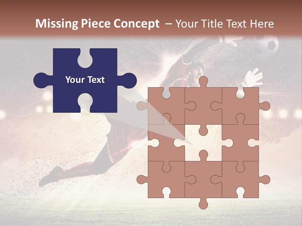 Soccer Sports Keeper PowerPoint Template