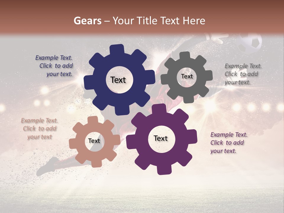 Soccer Sports Keeper PowerPoint Template
