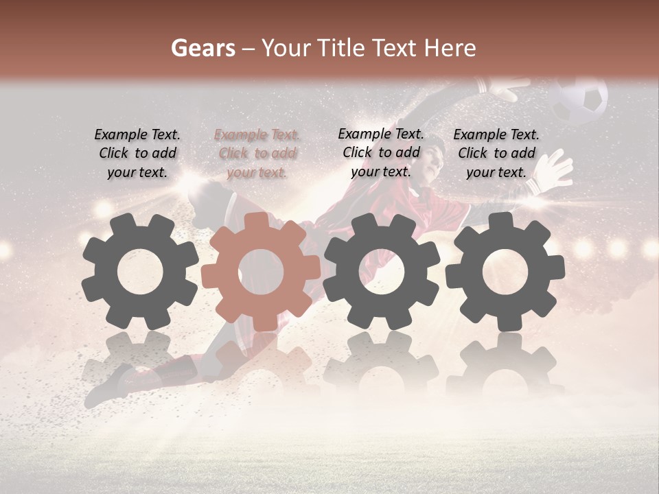 Soccer Sports Keeper PowerPoint Template