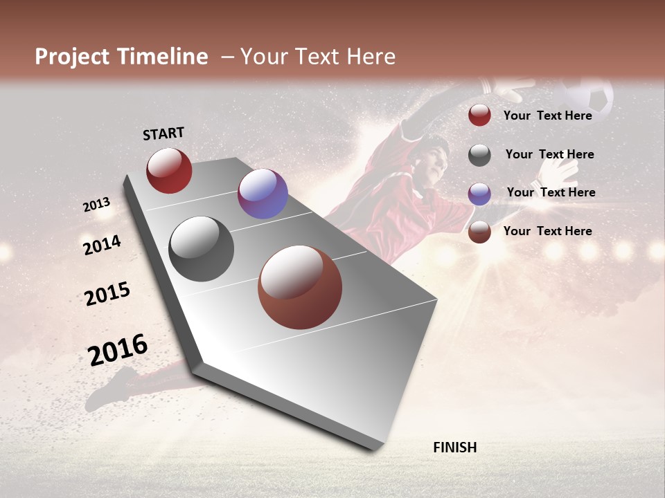Soccer Sports Keeper PowerPoint Template