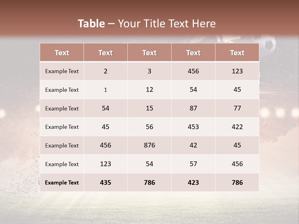 Soccer Sports Keeper PowerPoint Template