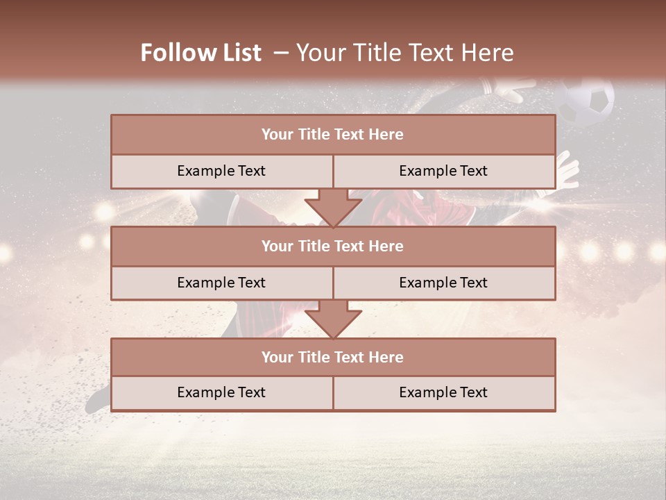 Soccer Sports Keeper PowerPoint Template