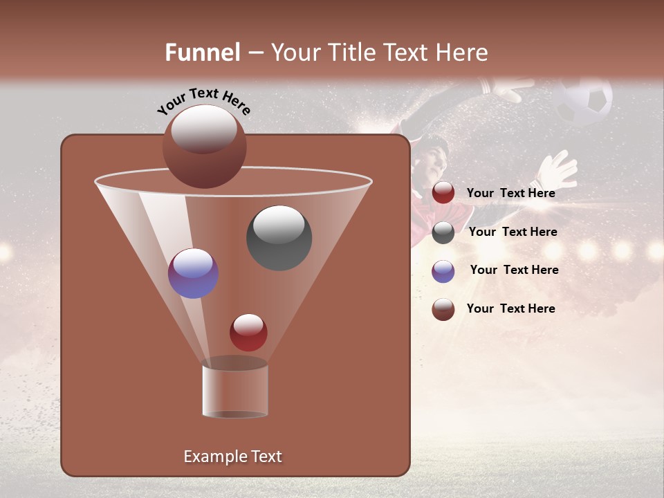 Soccer Sports Keeper PowerPoint Template
