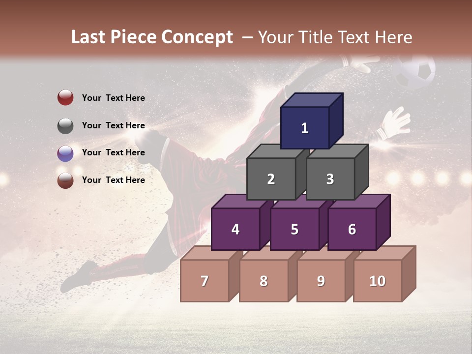 Soccer Sports Keeper PowerPoint Template