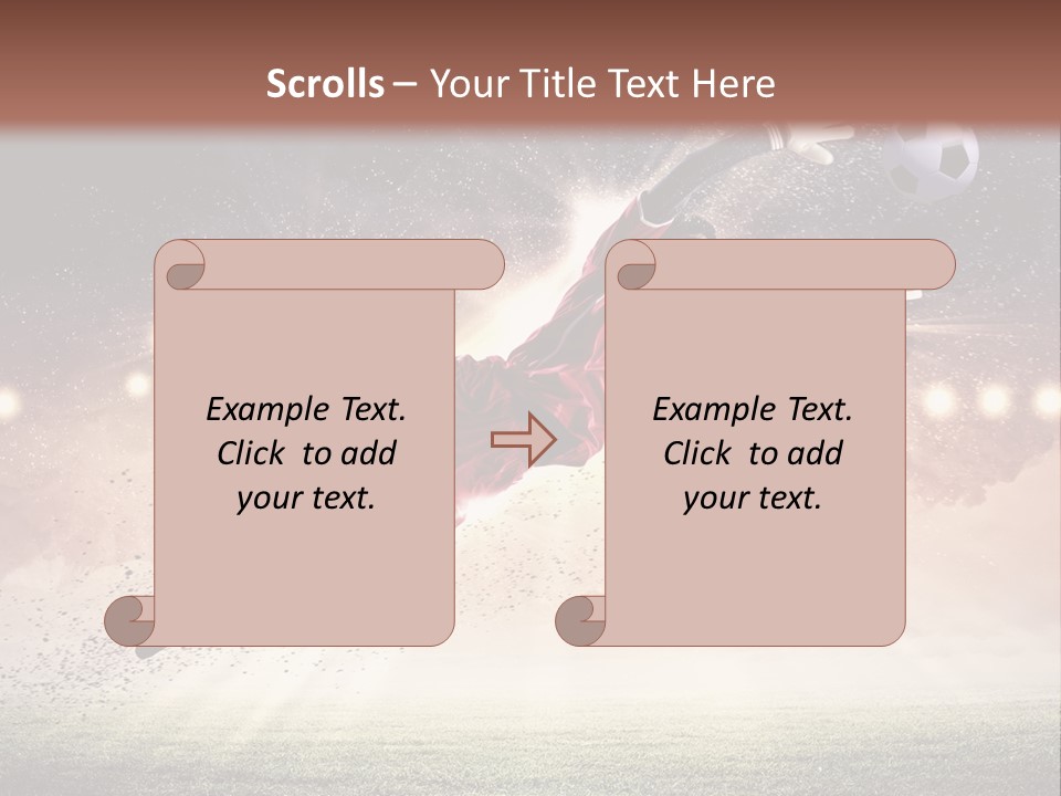 Soccer Sports Keeper PowerPoint Template