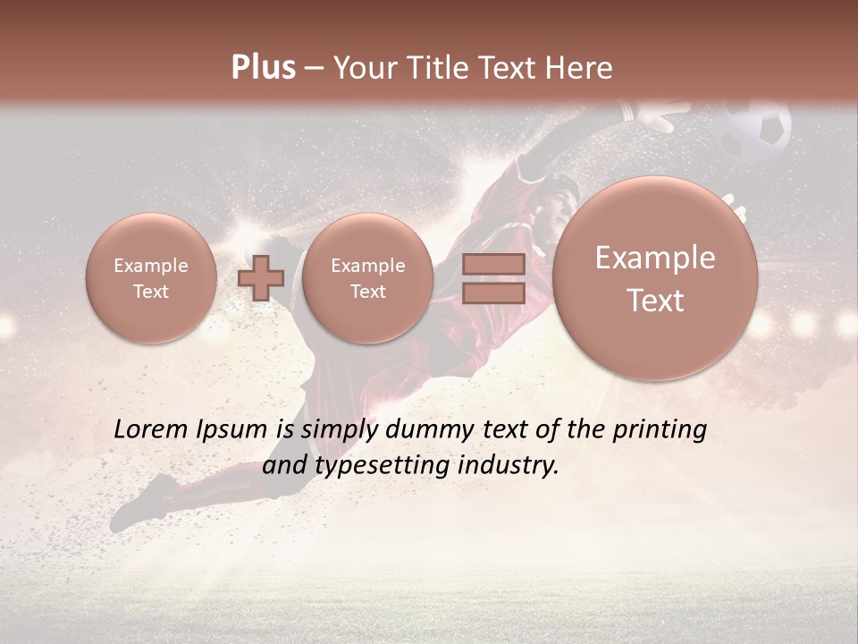 Soccer Sports Keeper PowerPoint Template