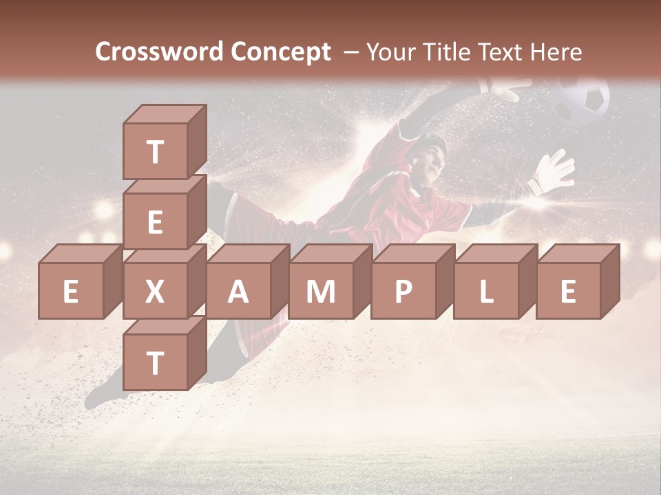 Soccer Sports Keeper PowerPoint Template