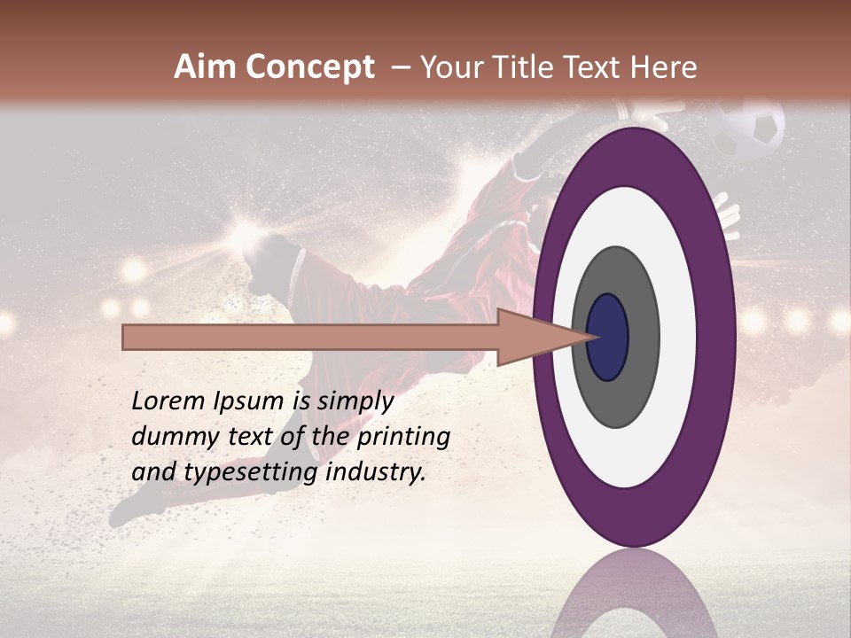 Soccer Sports Keeper PowerPoint Template