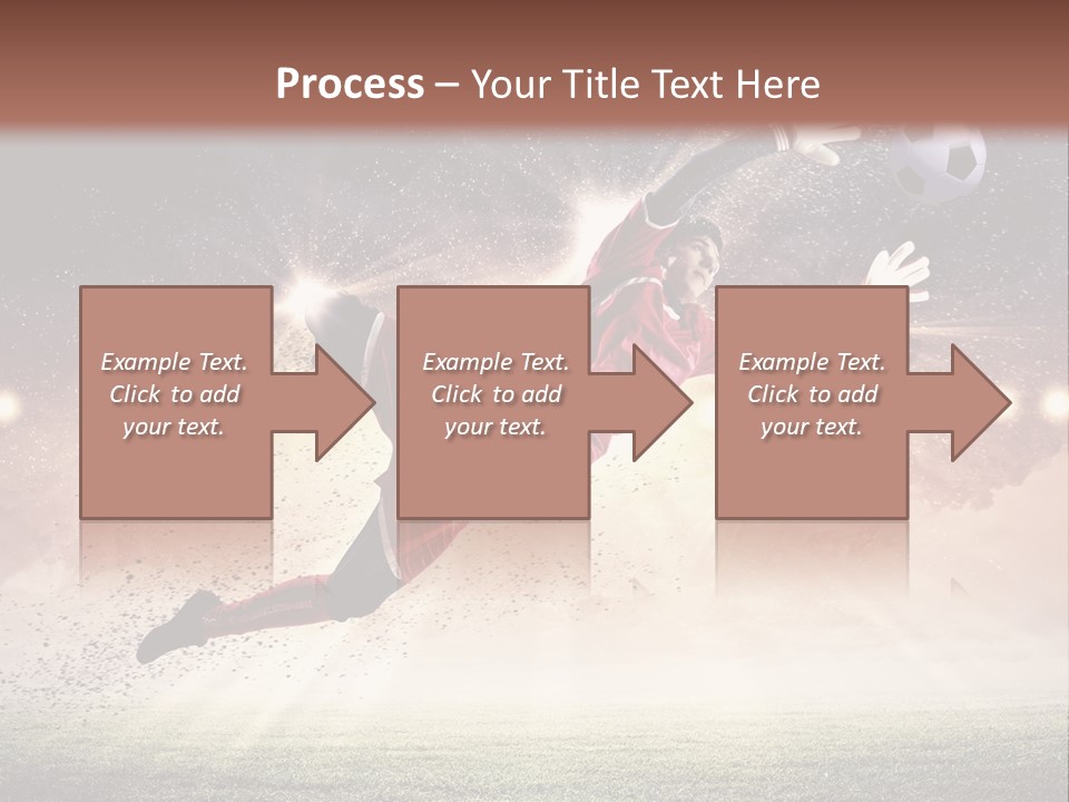 Soccer Sports Keeper PowerPoint Template