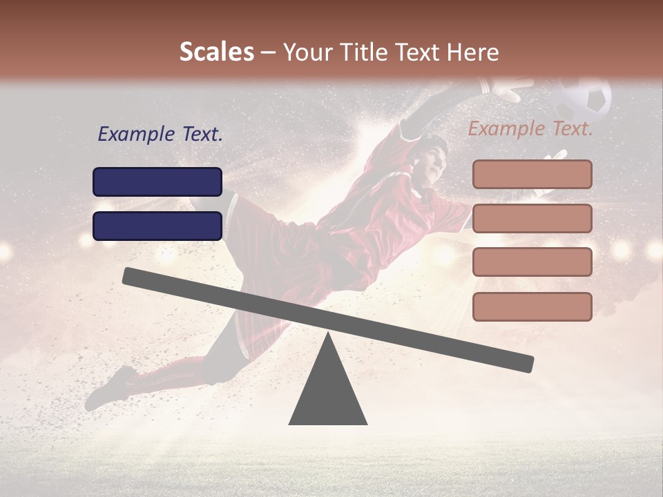 Soccer Sports Keeper PowerPoint Template