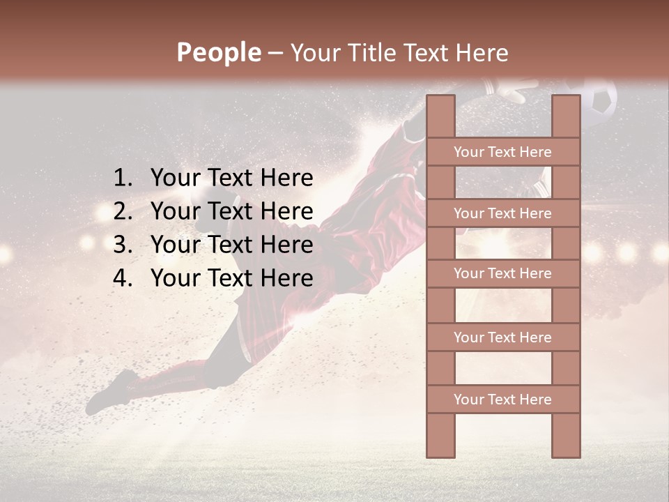 Soccer Sports Keeper PowerPoint Template