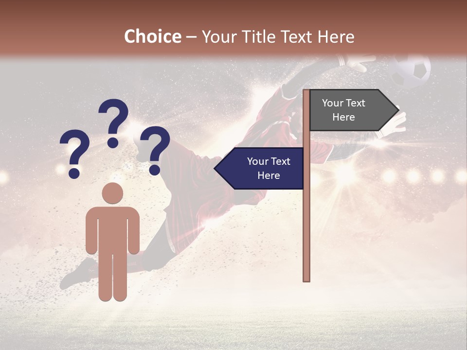 Soccer Sports Keeper PowerPoint Template
