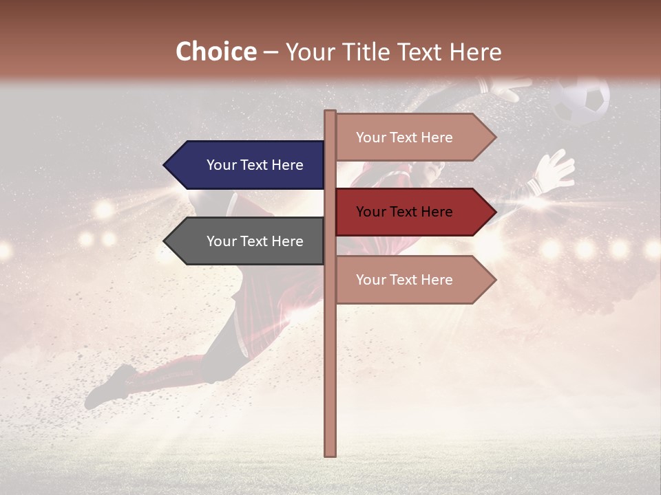 Soccer Sports Keeper PowerPoint Template
