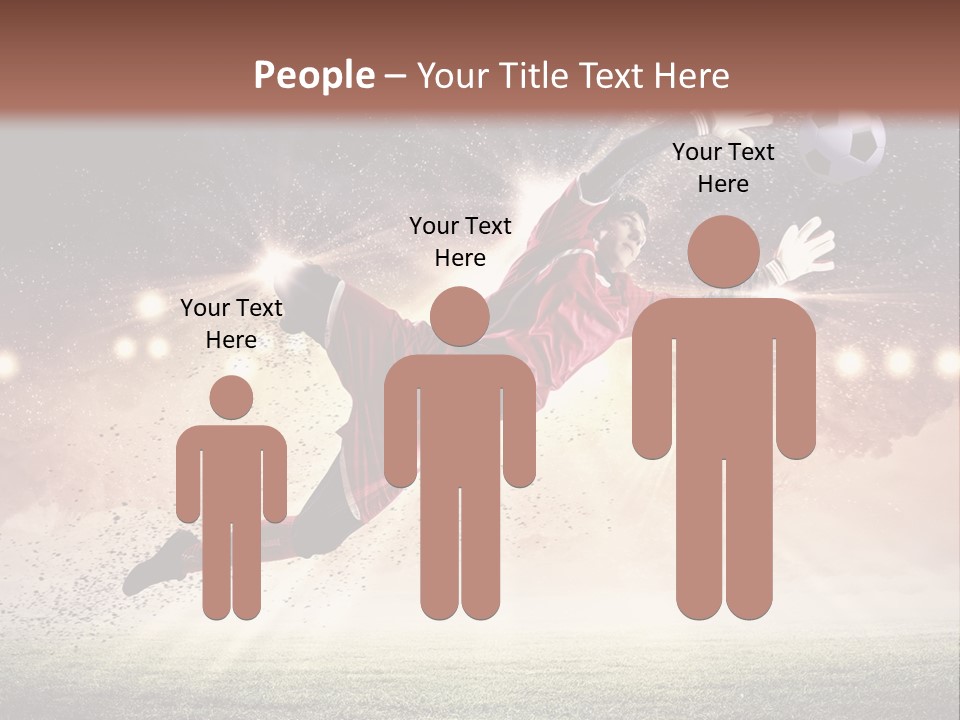 Soccer Sports Keeper PowerPoint Template