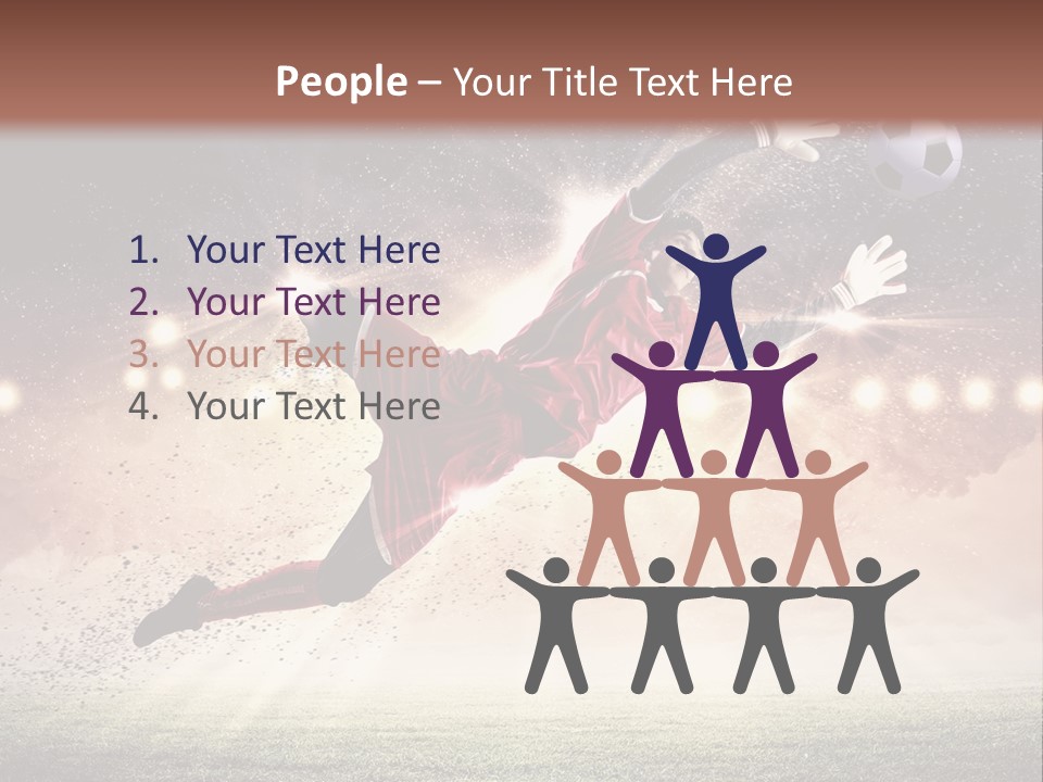 Soccer Sports Keeper PowerPoint Template