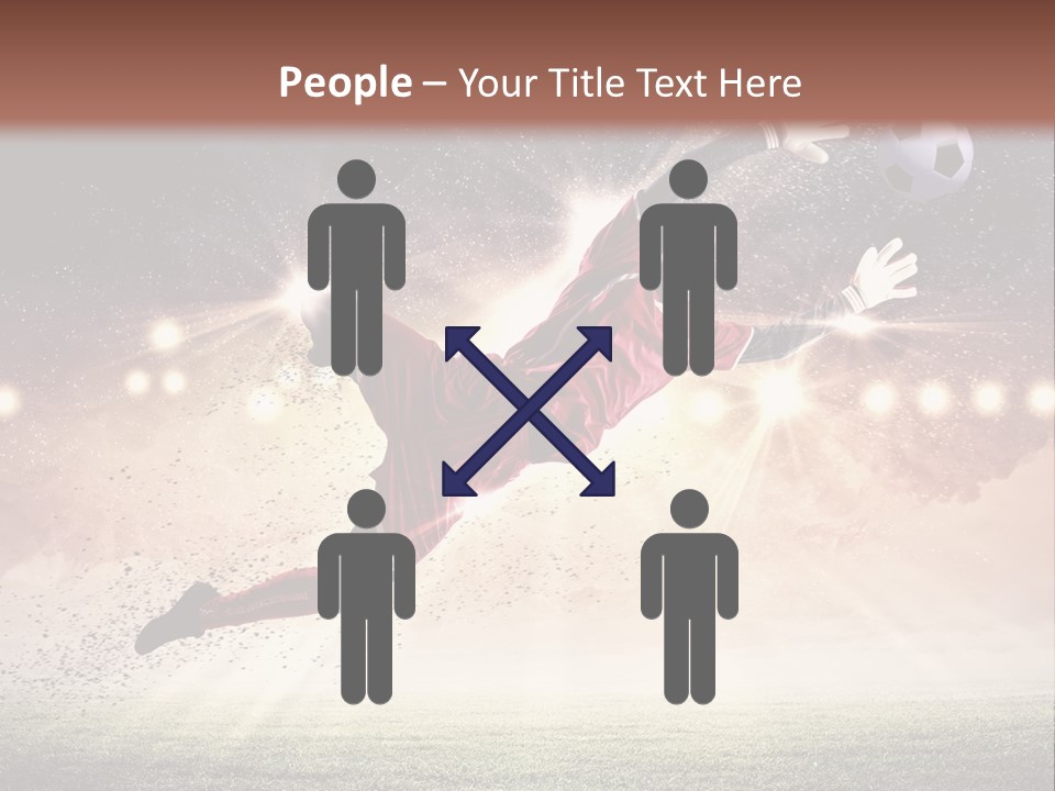 Soccer Sports Keeper PowerPoint Template