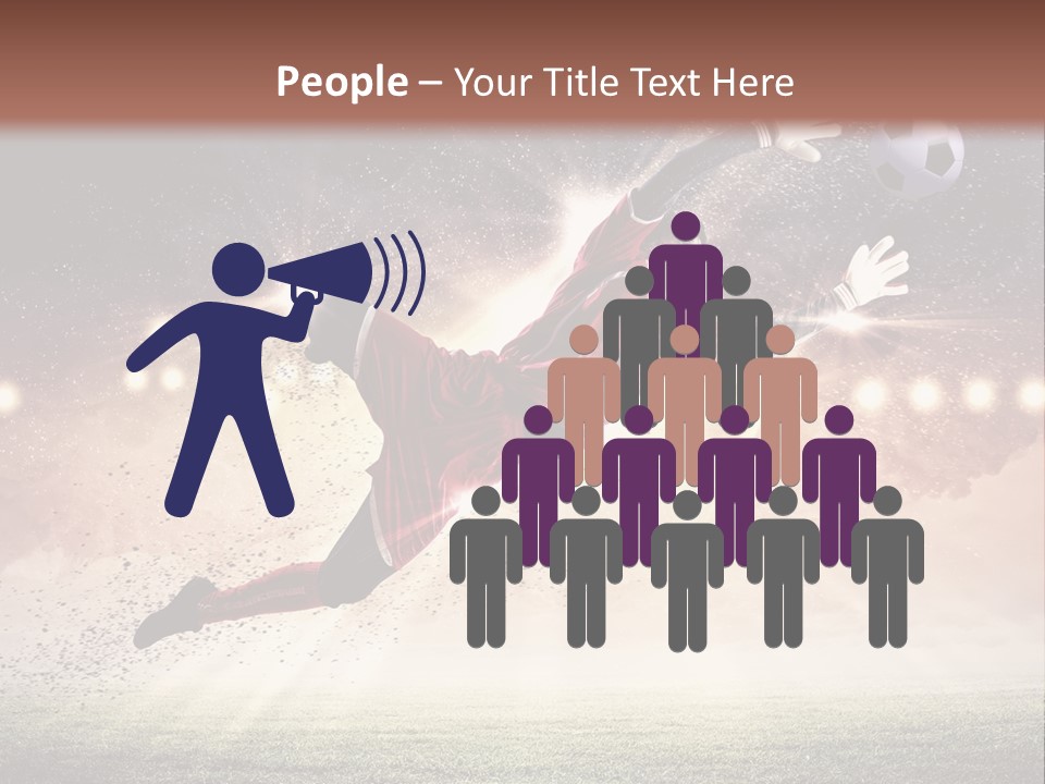 Soccer Sports Keeper PowerPoint Template