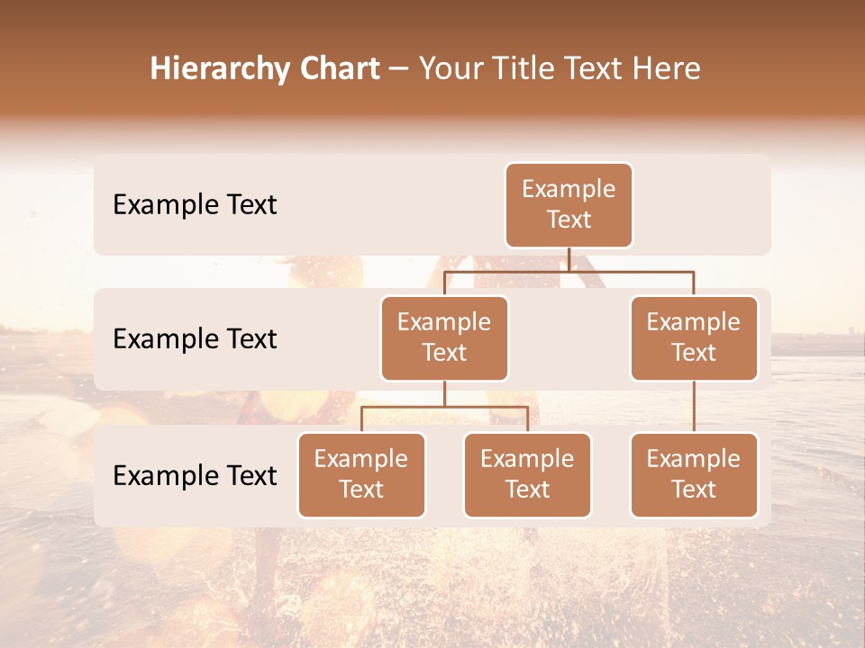 Splatter Sand Vacation PowerPoint Template