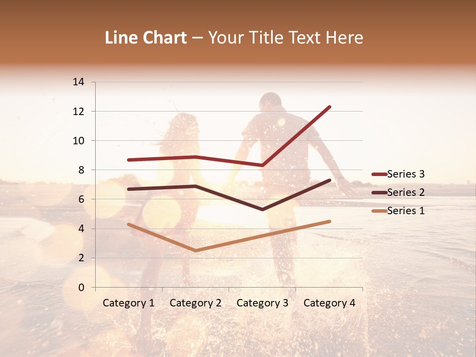 Splatter Sand Vacation PowerPoint Template