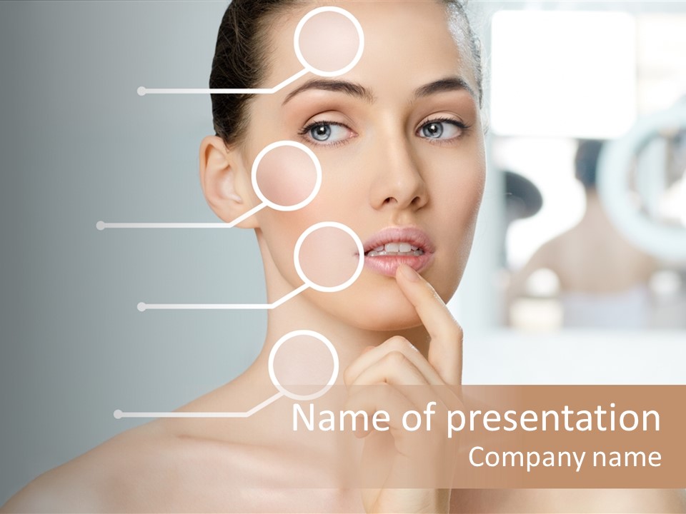 Skin People Head PowerPoint Template