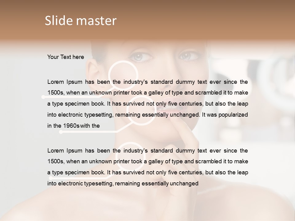 Skin People Head PowerPoint Template