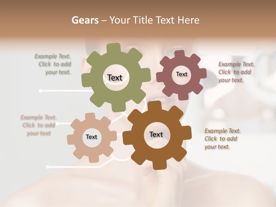 Skin People Head PowerPoint Template