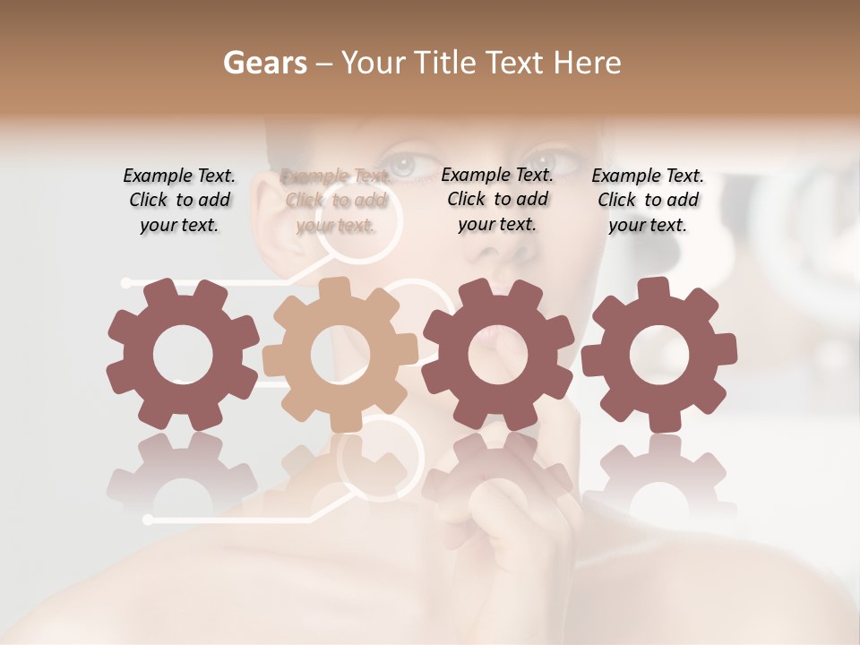 Skin People Head PowerPoint Template