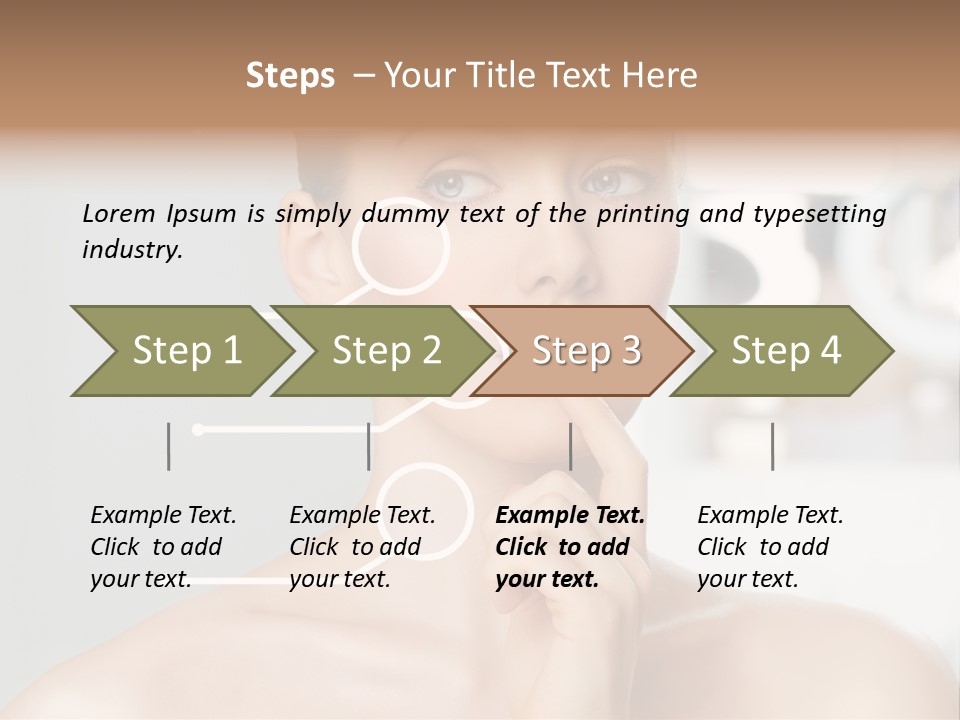Skin People Head PowerPoint Template