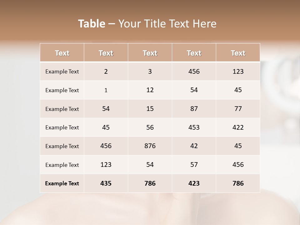 Skin People Head PowerPoint Template