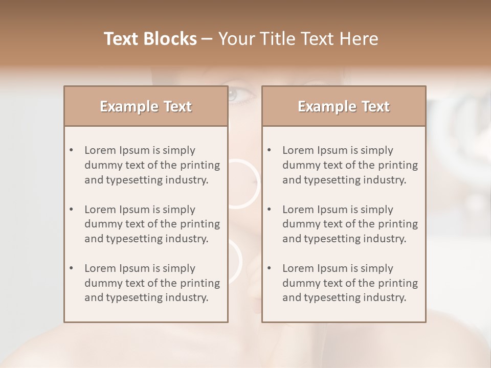 Skin People Head PowerPoint Template