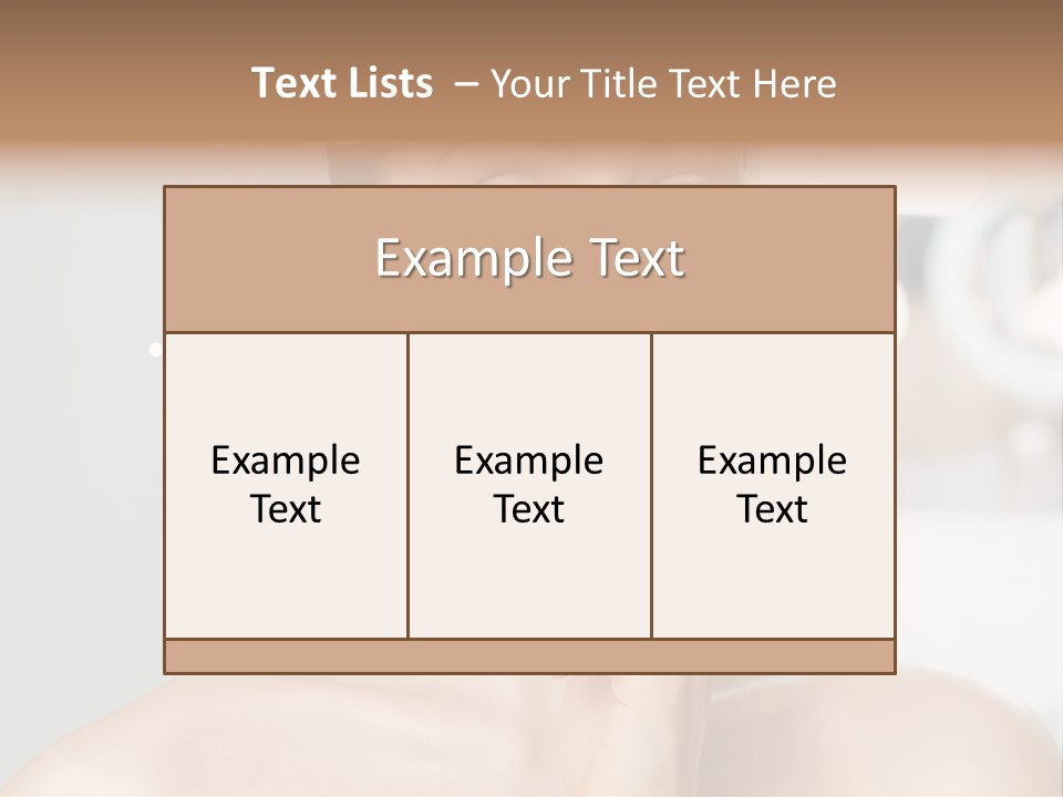 Skin People Head PowerPoint Template
