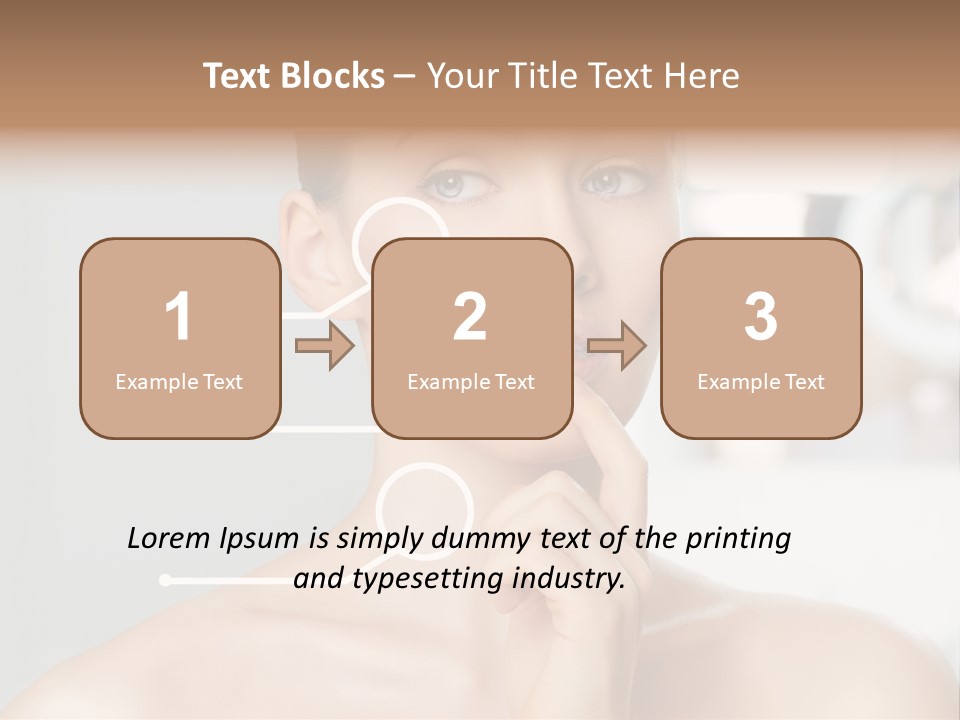 Skin People Head PowerPoint Template