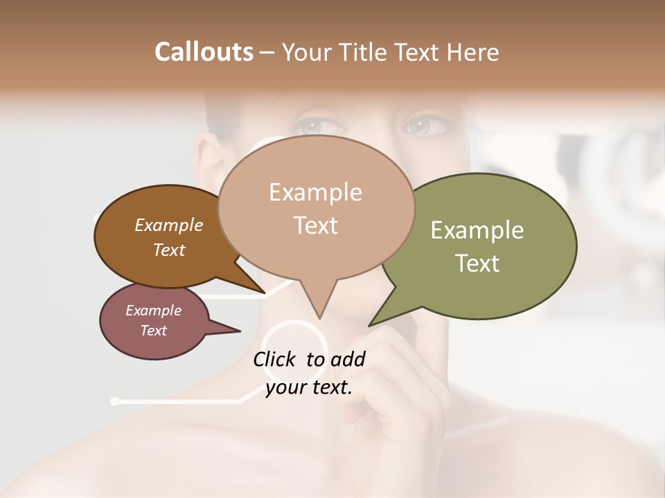 Skin People Head PowerPoint Template