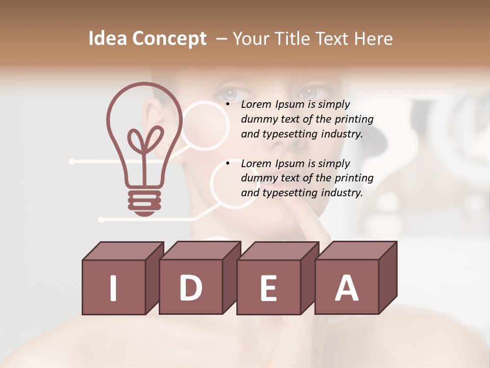 Skin People Head PowerPoint Template