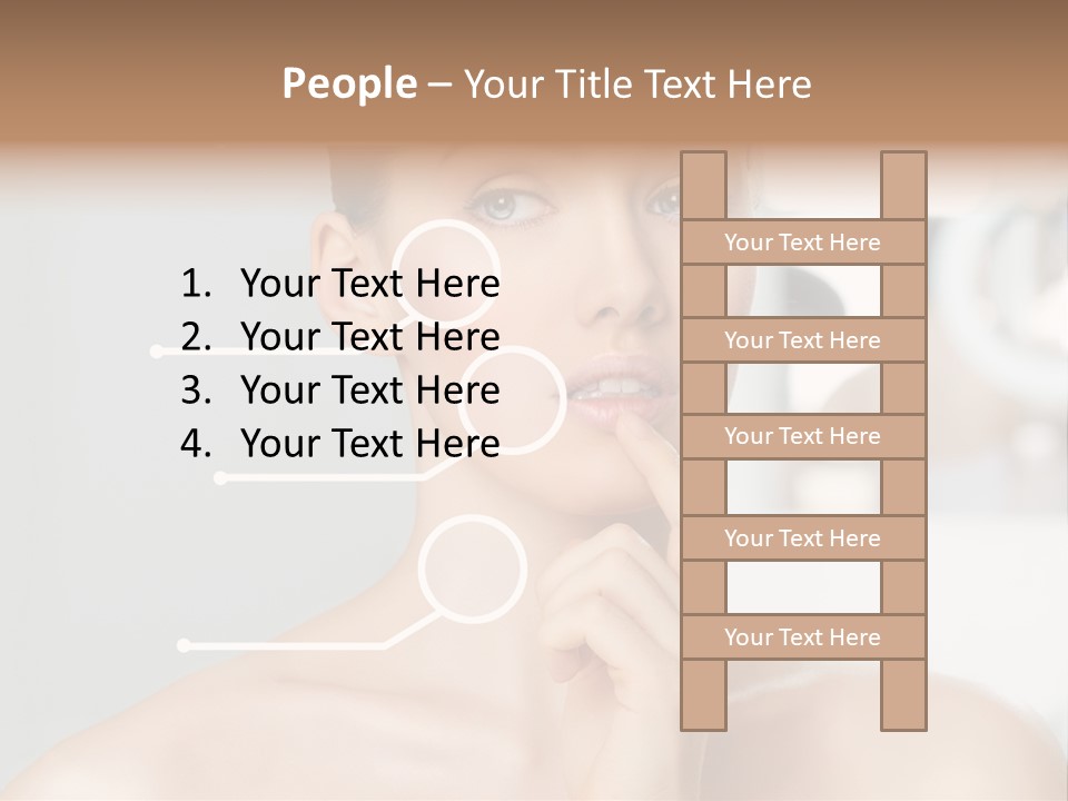 Skin People Head PowerPoint Template