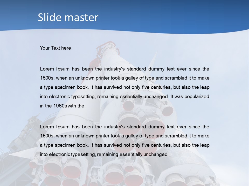 Ship Orbiter Breakthrough PowerPoint Template