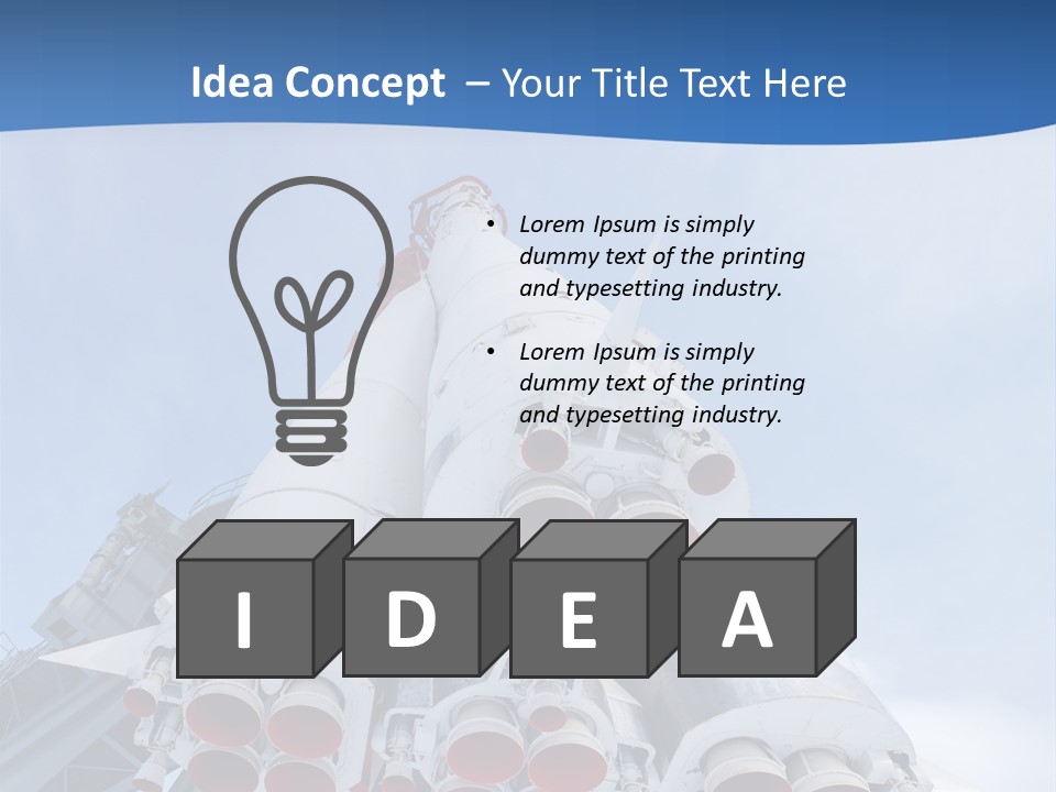 Ship Orbiter Breakthrough PowerPoint Template