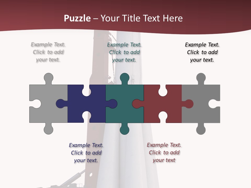 Isolated Science Spaceship PowerPoint Template