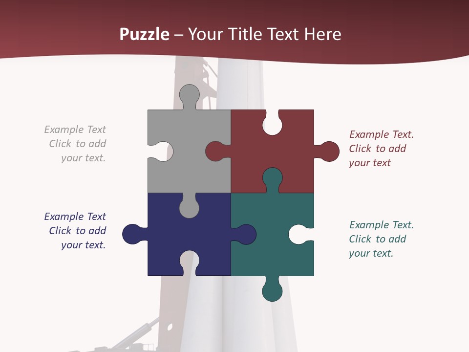 Isolated Science Spaceship PowerPoint Template