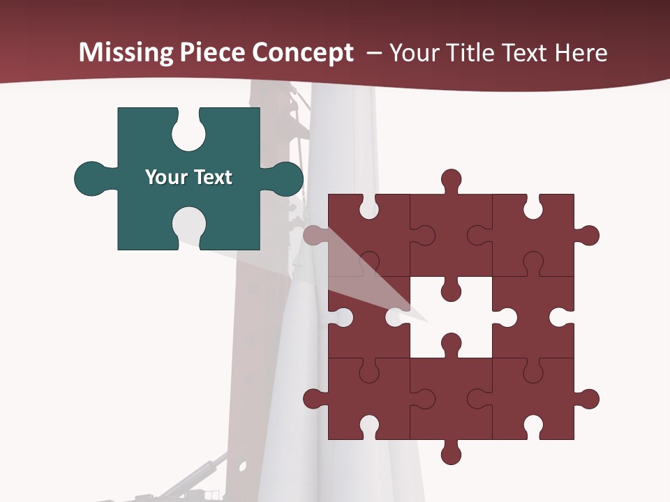 Isolated Science Spaceship PowerPoint Template