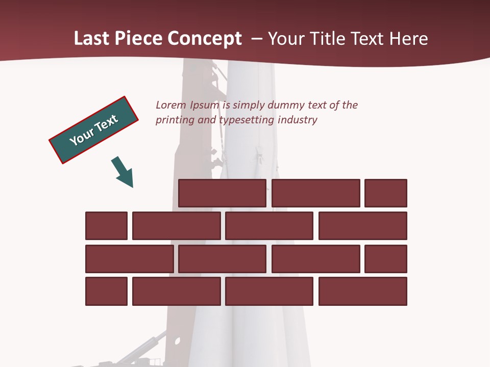 Isolated Science Spaceship PowerPoint Template