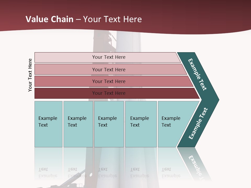 Isolated Science Spaceship PowerPoint Template