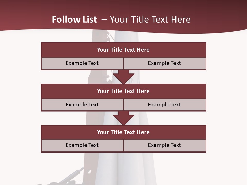 Isolated Science Spaceship PowerPoint Template