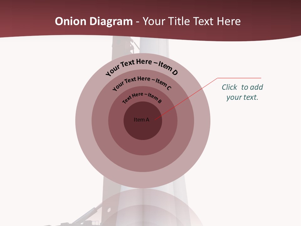 Isolated Science Spaceship PowerPoint Template