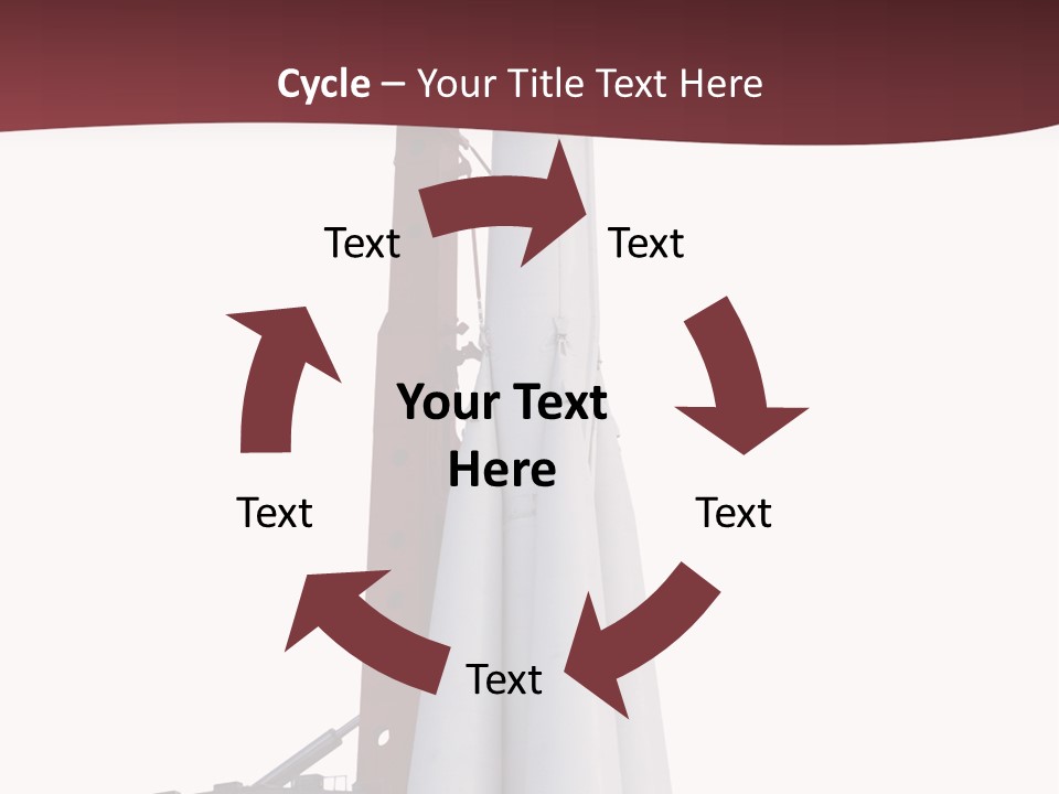 Isolated Science Spaceship PowerPoint Template