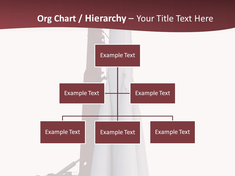 Isolated Science Spaceship PowerPoint Template