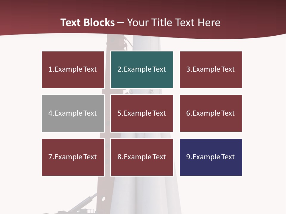 Isolated Science Spaceship PowerPoint Template