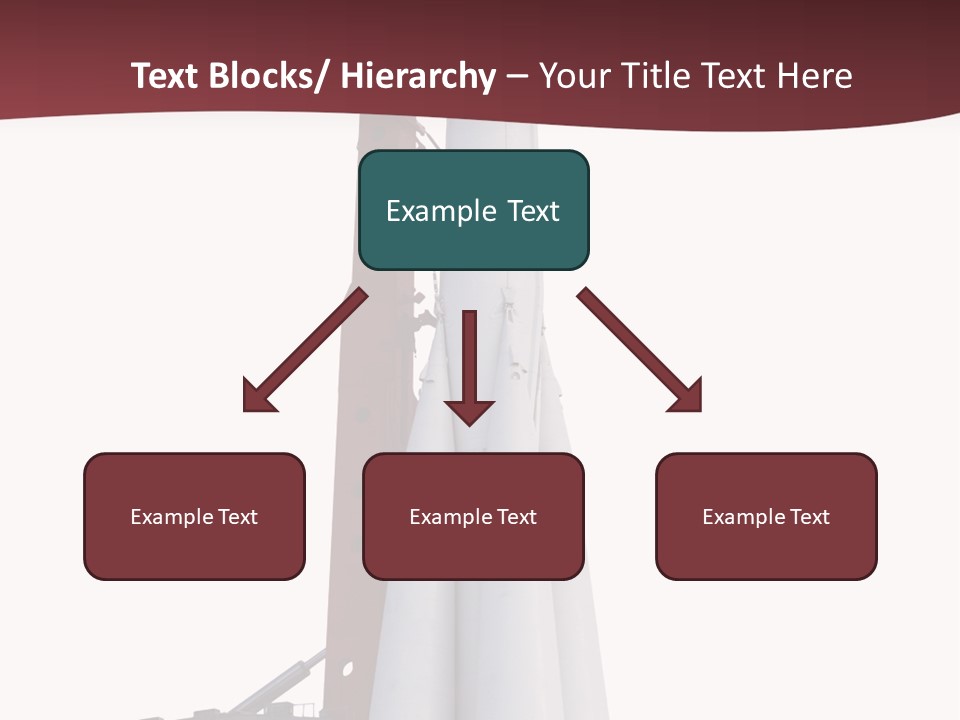 Isolated Science Spaceship PowerPoint Template