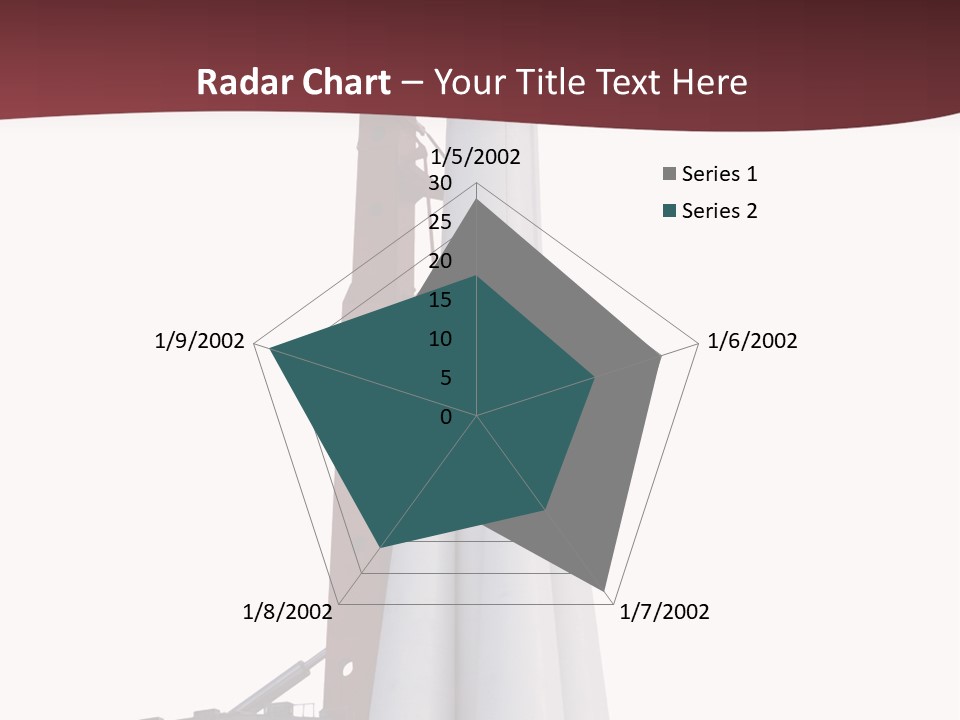 Isolated Science Spaceship PowerPoint Template