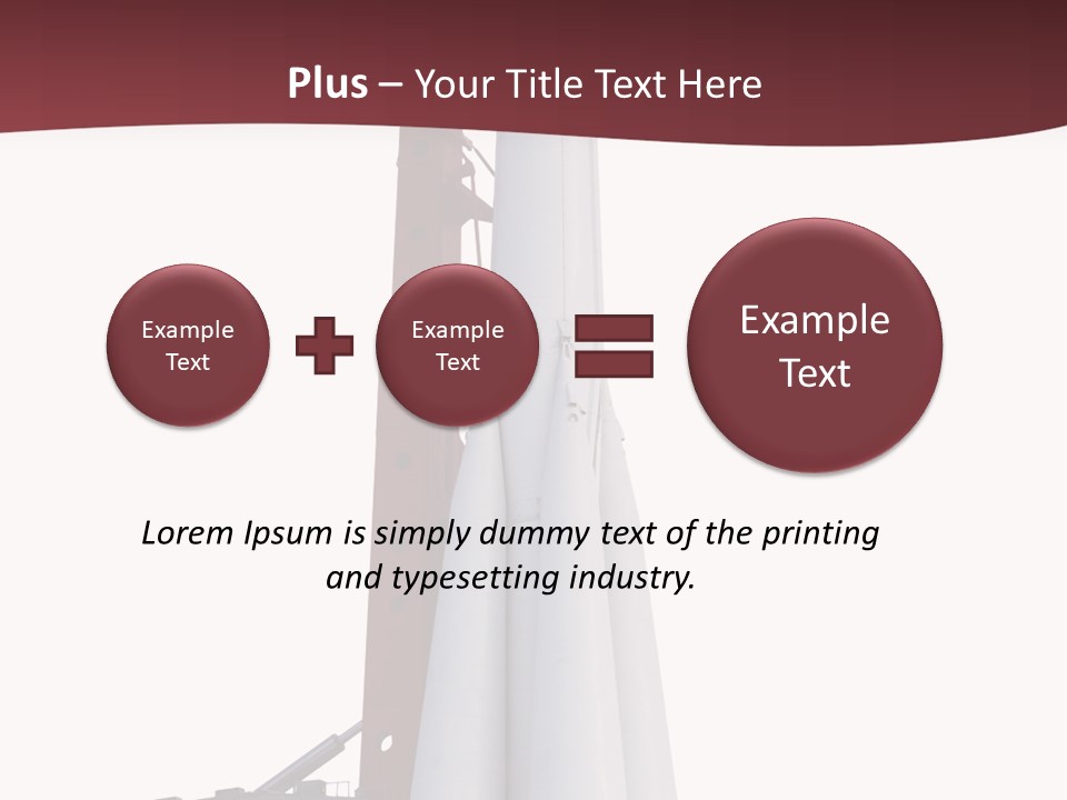 Isolated Science Spaceship PowerPoint Template